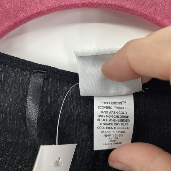 Sonoma Women’s Black Toe Front Ruana Viscose- One Size NWT - Picture 9 of 10